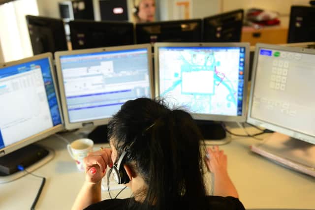 Police call handler. Picture Scott Merrylees