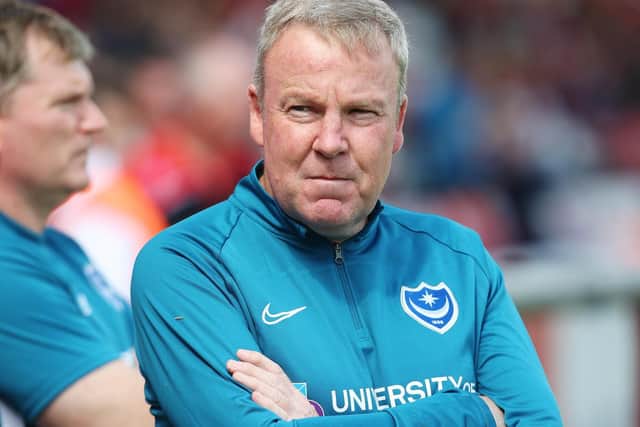 Pompey boss Kenny Jackett. Picture: Joe Pepler