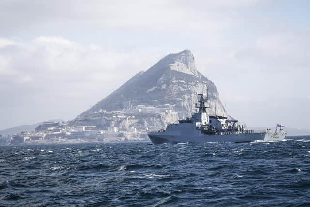 HMS Forth spent five days in Gibraltar as part of her first visit to the British territory. Photo:  Cpl Tim Hammond