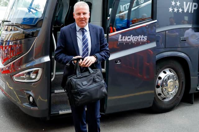 Portsmouth Manager  Kenny Jackett arrives during the EFL Sky Bet League 1 match between Shrewsbury Town and Portsmouth at Greenhous Meadow, Shrewsbury, England on 3 August 2019.