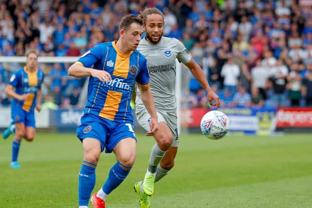 Shrewsbury Town and Portsmouth midfielder Marcus Harness (19)