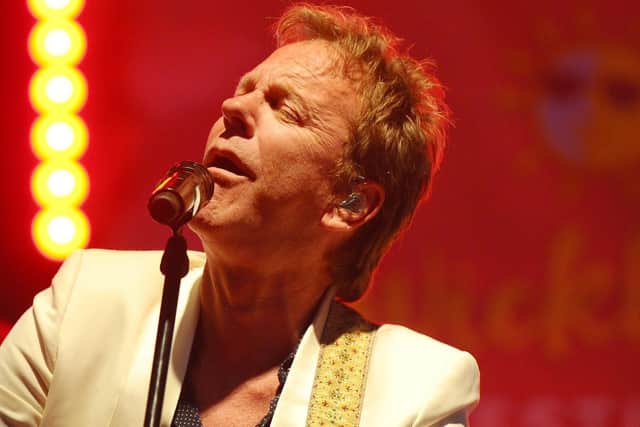 The Kiefer Sutherland Band performing at Wickham Festival on Sunday, August 4. Picture: Sarah Standing (040819-4753)