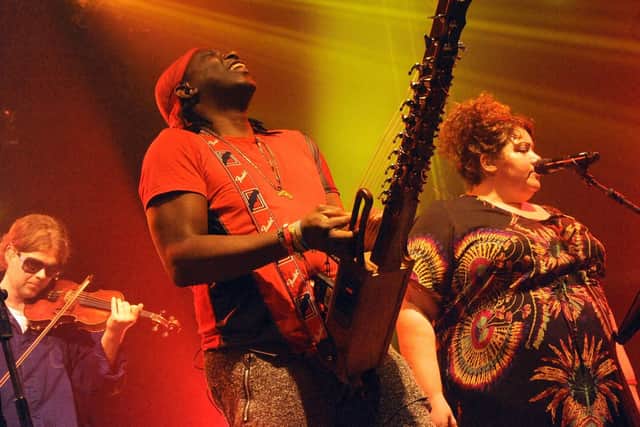 Afro Celt System Wickham Festival Sunday. Picture: Paul Windsor