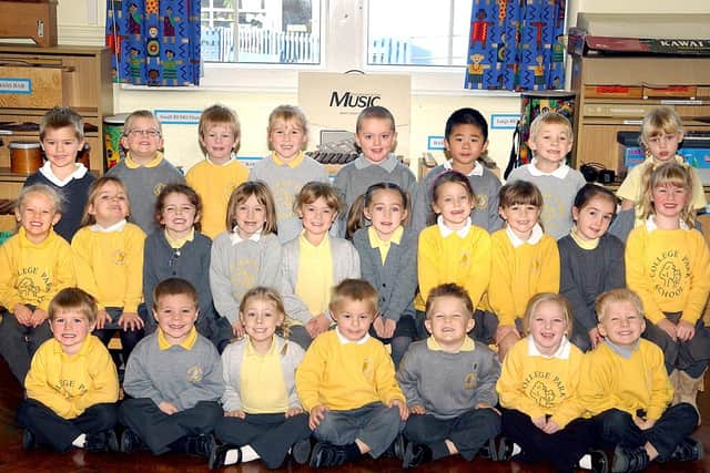 The Butterfly reception class at College Infant School in Portsmouth in 2005.