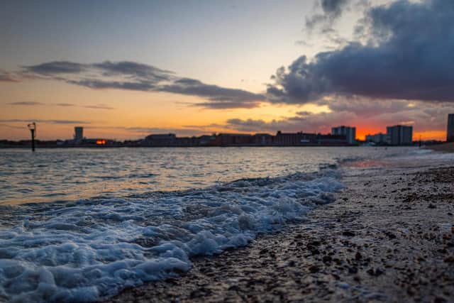 Hot Walls sunset by James Clack Photography