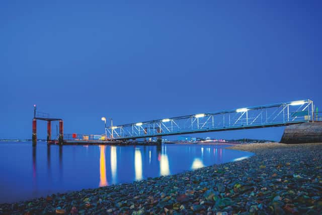 Hayling Ferry Pier long exposure by James Clack Photography