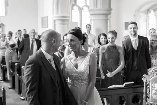 The Maddens renewed their vows in front of their friends and family. Picture: Carla Mortimer Photography