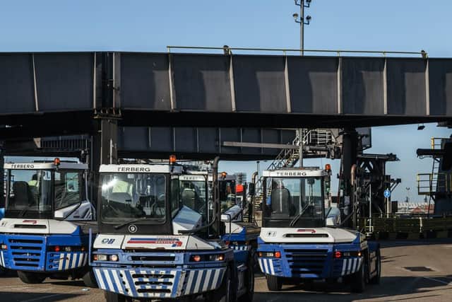 Pictures released by Portsmouth International Port as an economic impact report found it contributed 390m to the national economy and 189 locally. Picture: Paul Gonella