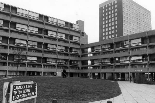 Cannock Lawn in March 1984