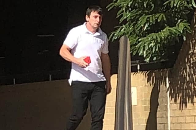 Phillip Wilson, 36, of Bedhampton Way, Havant, walks free from Southampton Crown Court after being handed a suspended sentence for an MoT fraud.