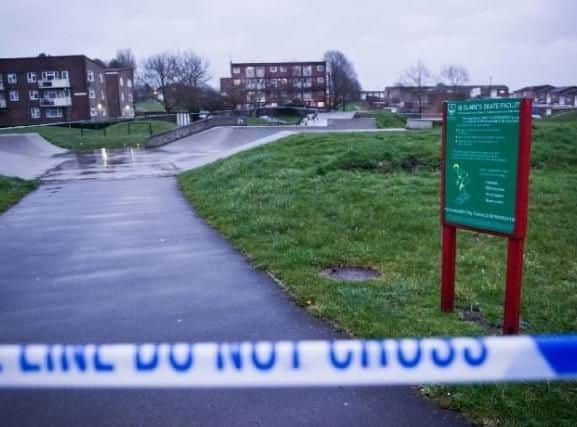 The scene outside Woolston Road following the attack in March. Photo: Habibur Rahman.