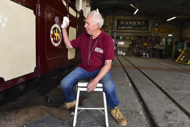 Pictured:  Bob Haddock puts the finishing touches to a carriage in the shed. Roger Arbon/Solent News & Photo Agency
UK +44 (0) 2380 458800