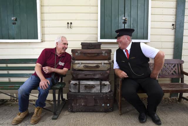 Pictured:  Bob Haddock and Robert Hazelton on the platform. Roger Arbon/Solent News & Photo Agency
UK +44 (0) 2380 458800