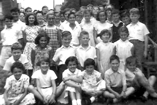 A class from Copnor Road Junior school in the 1950s. A reunion is being arranged. photo: Shirley Brown.