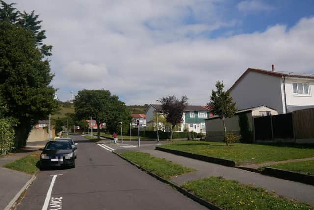 Mortimer Road, Portsmouth, where Dior the chihuahua was dragged by Mika the husky after being attacked in Jessica Dugan's back garden. Picture: Habibur Rahman