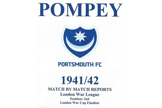 A programme of all the matches Pompey played in during the London War League.