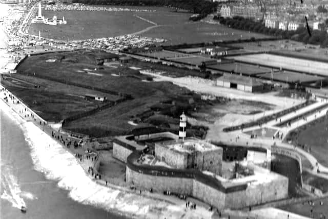 Can anyone remember the grounds west of Southsea Castle before landscaping? Photo:Roger Young collection.