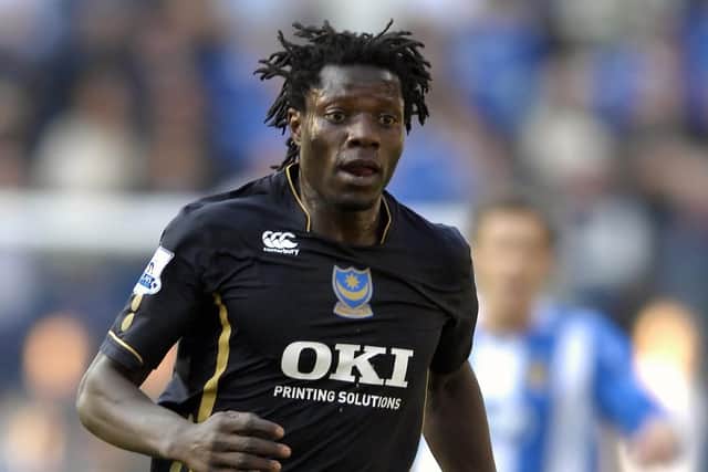 Benjani became a massive Pompey favourite during his first spell at Fratton Park. Picture: Steve Reid