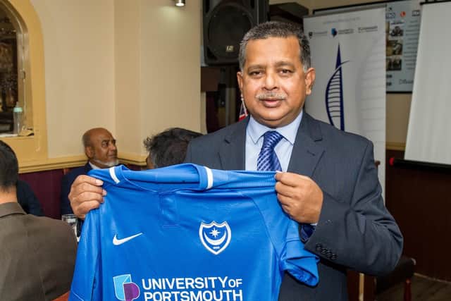Bangladesh aviation and tourism minister Mahbub Ali at the Akash Restaurant in Southsea.    
Picture: Habibur Rahman