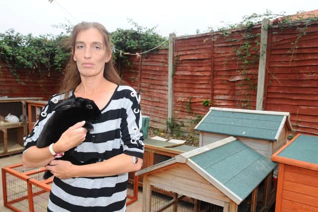 Vanessa Taylor from South Coast Rabbit Rescue. Picture: Sarah Standing (120919-5908)