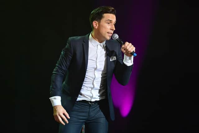 Russell Kane on stage