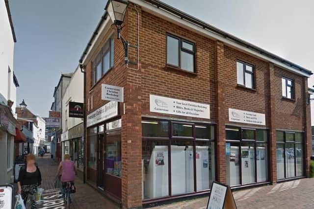 Cornerstone Christian Bookstore in Gosport was broken into this week. Picture: Google Maps