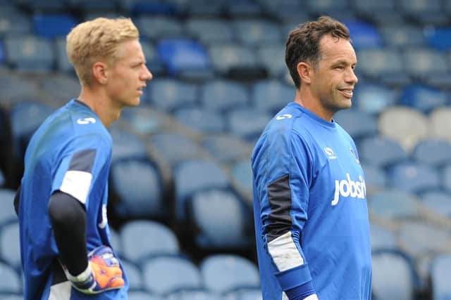 Alex Bass, left, and David Forde. Picture: Sarah Standing