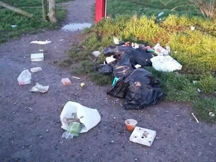 Fly-tipping in Eastney