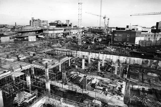 Construction of Portsmouth Cascades in January 1988