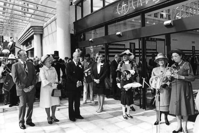 Opening of Portsmouth Cascades in September 1989