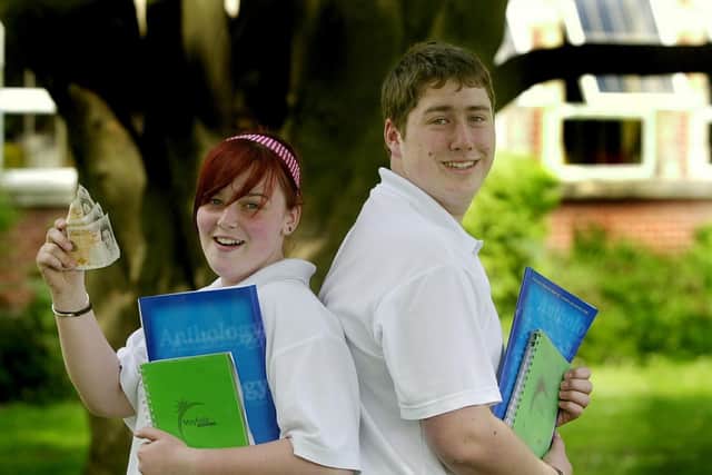 Mayfield School students Charlotte Downs and Colin Hudson spoke to Cathy Caws about cash incentives for A levels in 2004.