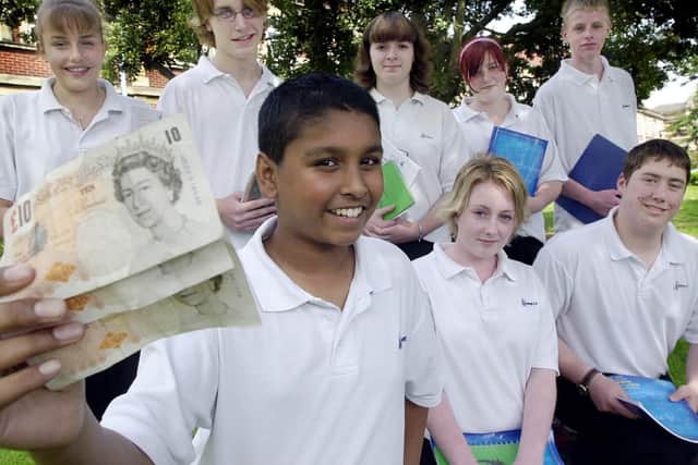 Mayfield School students spoke to Cathy Caws about cash incentives for A levels in 2004
