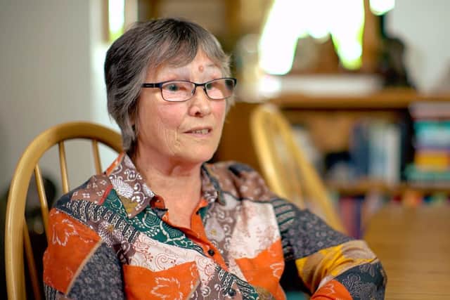 Margaret Parkes, the mother of 18-year-old naval rating Simon Parkes who vanished on shore leave from HMS Illustrious in Gibraltar in 1986. She has been filmed for Murdertown, a documentary on killer Allan Grimson who is serving a jail sentence for the killing of two young men in Portsmouth. Picture: Murdertown