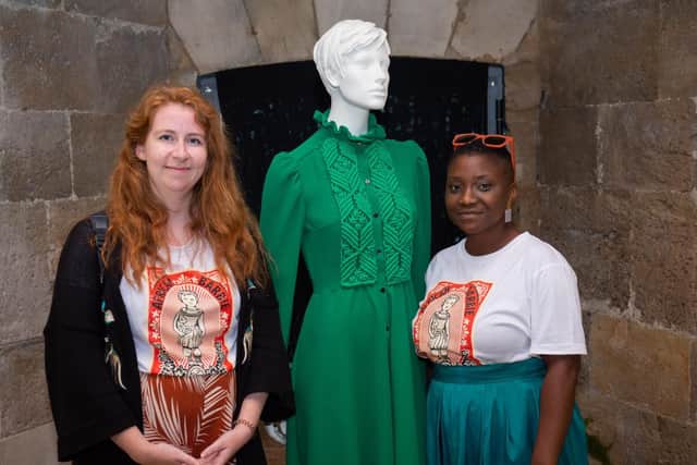 Alice Hume with Yemisi Olaiya at the launch of Semande's spring/summer 2020 collection at the Round Tower in Southsea Picture: Pix Pac studios