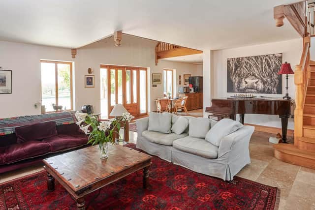 Inside the 4m Oast House mansion in Hampshire.