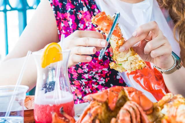 Fresh seafood at The Best Dressed Crab in Bembridge