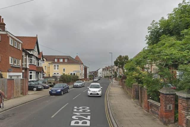 The incident happened in Waverley Road, Southsea. Picture: Google Maps