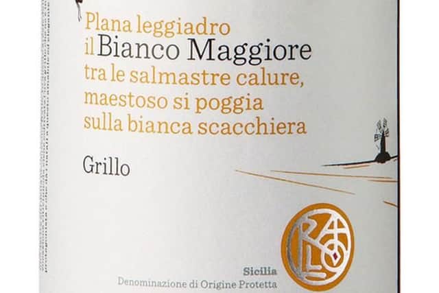 Bianco Maggiore Grillo 2018, Cantine Rallo, Sicilia