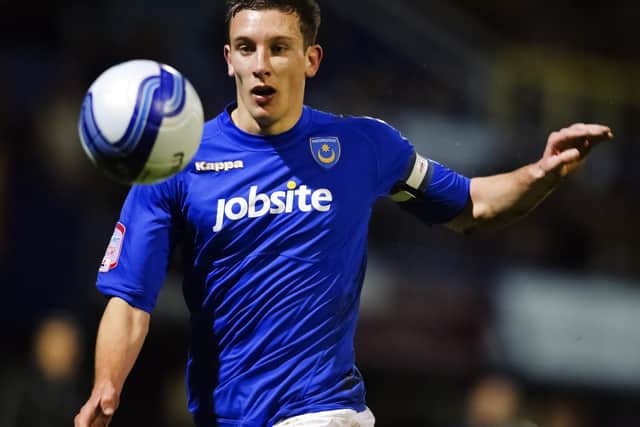 The captain during the game, he left Pompey for Leeds in May 2012. He has since moved to Wigan and then Charlton where he still plays.