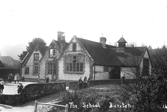 Buriton school prior to the Second World War