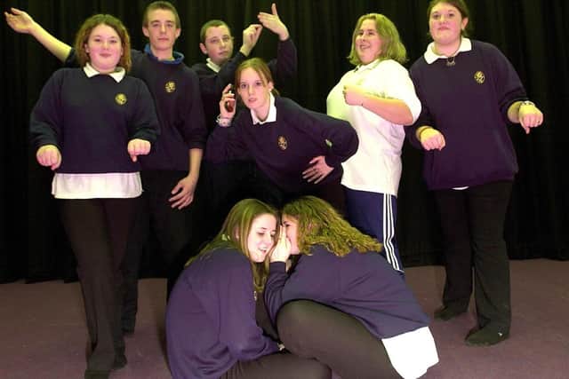 Pupils of St Luke's School perform a scene from their Rock Challenge entry.