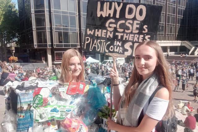 Lia Curissimi, 15, (left) and Emily England, 15.
