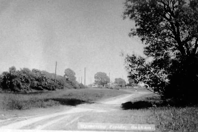 Wymering Fields, now part of King George V playing fields, Cosham. Picture: Barry Cox collection.