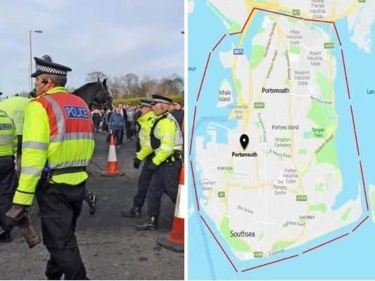 The dispersal order for Portsmouth