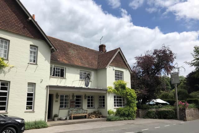This restaurant can be found in High Street, West Meon. Food costs between 27 and 39. The guide says 'atmosphere is warm and welcoming and the menu perfectly balances the classics with some more adventurous offerings'.