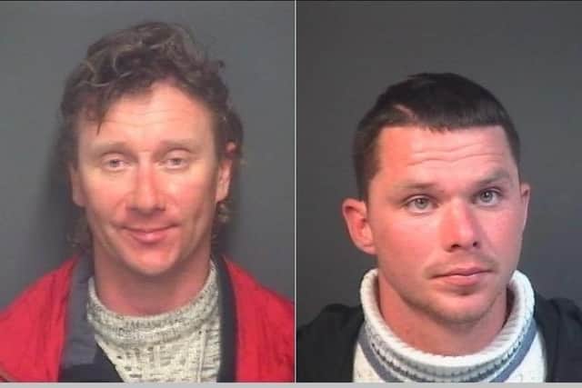 Vladyslav Kurtoglu and Dmytro Kriuk who were jailed at Portsmouth Crown Court