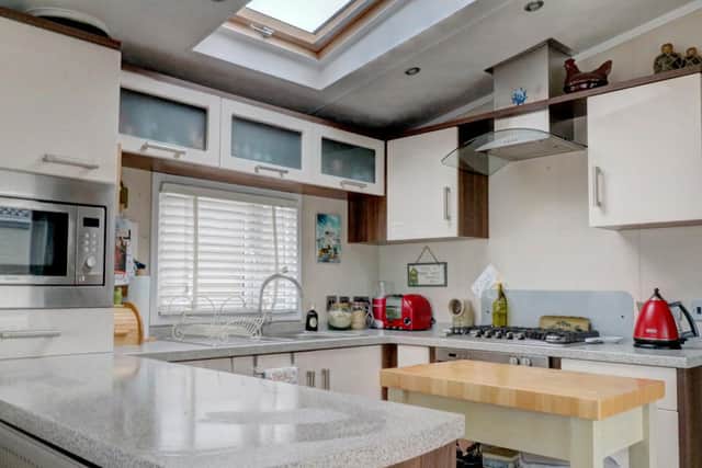 Estate agents Yopa say it 'is situated in a prime position with direct views across Langstone Harbour'. To book a viewing call 01322 584475.