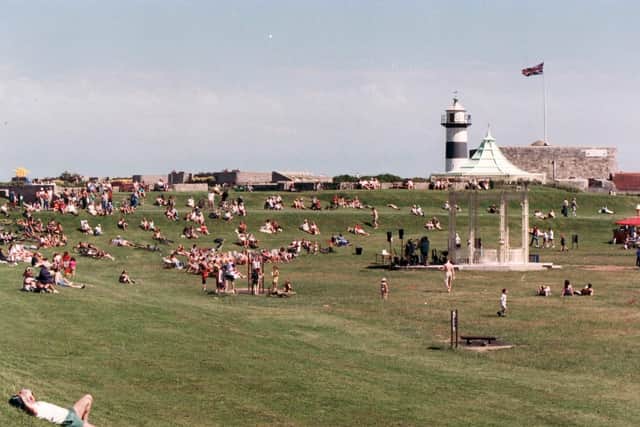 The band stand in Southsea Common in June 1998