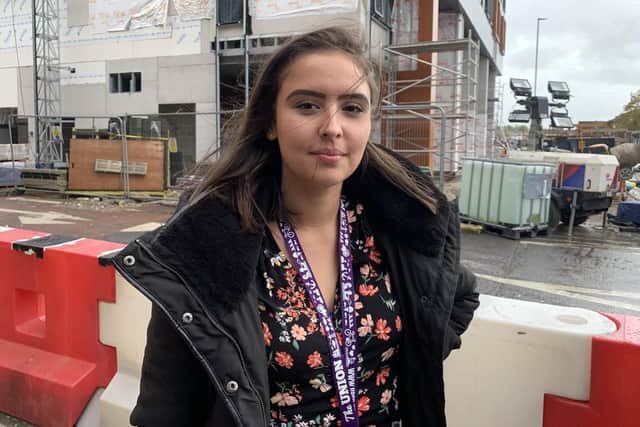 University of Portsmouth Students' Union president Helena Schofield, an international relations and politics graduate, is concerned about way Stanhope House has been handled by Prime Student Living. Picture: Ben Fishwick