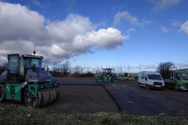 Land at Tipner West in Portsmouth where preparations were being made in the event of a no-deal Brexit in case it affects Portsmouth port. The site is now complete. Picture: Portsmouth City Council